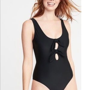 NWT Old Navy Black One Piece Swimsuit, Size M